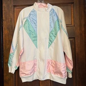 Connie Mazzella Designs San Francisco Sport Jacket Retro Full Zip Women Large